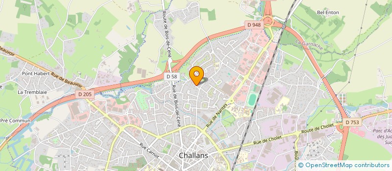 localisation de l'entreprise NOLA à CHALLANS