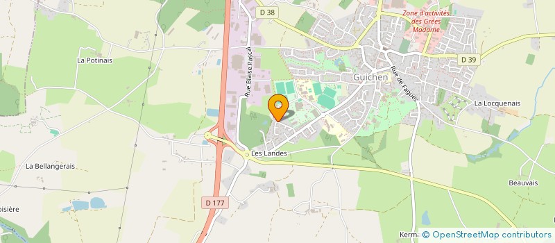 localisation de l'entreprise NOLA  GUICHEN