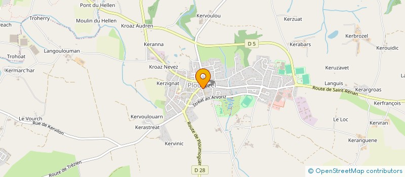 localisation de l'entreprise NOLA  PLOUARZEL