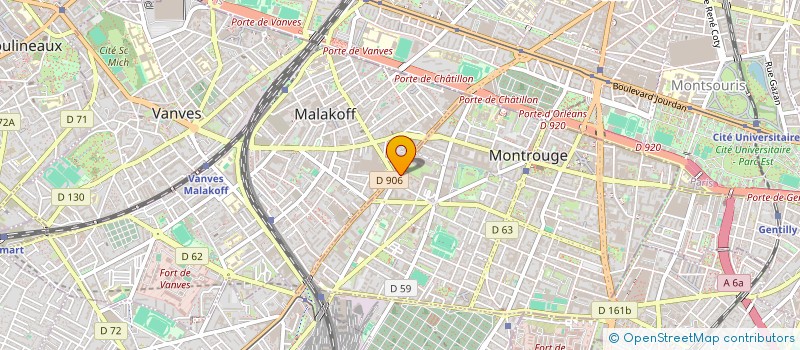 localisation de l'entreprise NOLA MASSAGE THAI à MONTROUGE