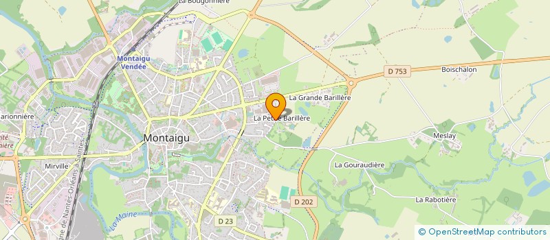 localisation de l'entreprise NOLAN à MONTAIGU-VENDEE