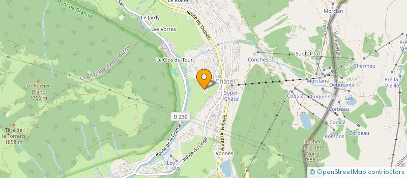 localisation de l'entreprise NOLAN à CHATEL