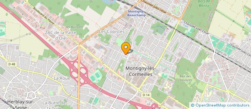 localisation de l'entreprise NOLAN CORP  MONTIGNY-LES-CORMEILLES