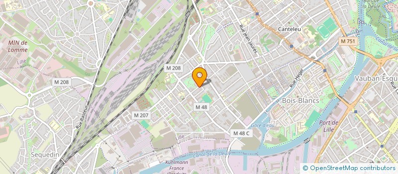 localisation de l'entreprise NOLAN-FREE à LILLE