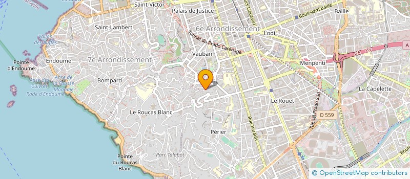 localisation de l'entreprise NOLAN-VERNET à MARSEILLE