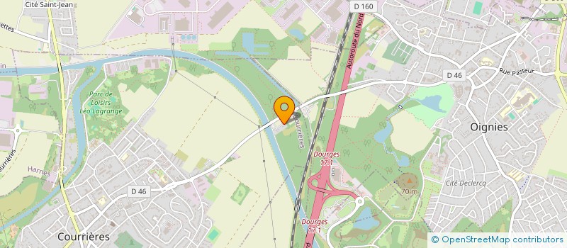 localisation de l'entreprise NOLANA  COURRIERES