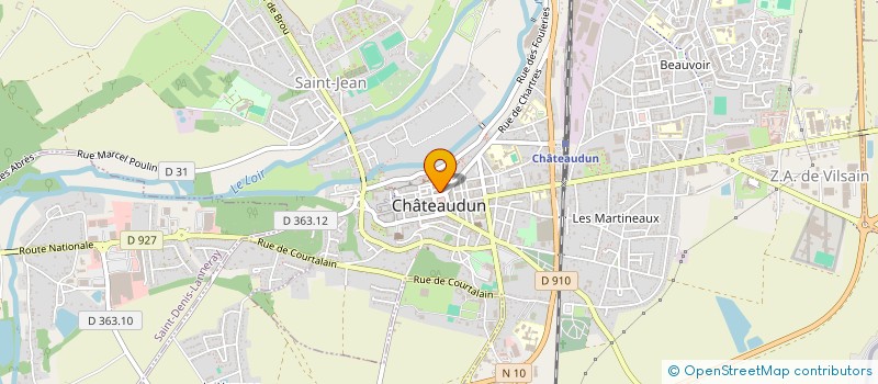 localisation de l'entreprise NOLANE RESTAURATION à CHATEAUDUN