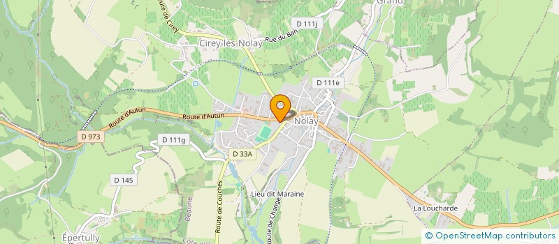 localisation de l'entreprise NOLAY HAND BALL  NOLAY