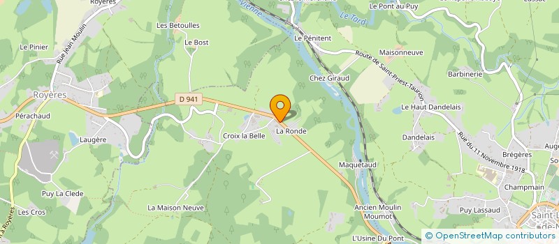 localisation de l'entreprise NOLDOR  SAINT-LEONARD-DE-NOBLAT