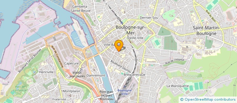 localisation de l'entreprise NOLE  BOULOGNE-SUR-MER