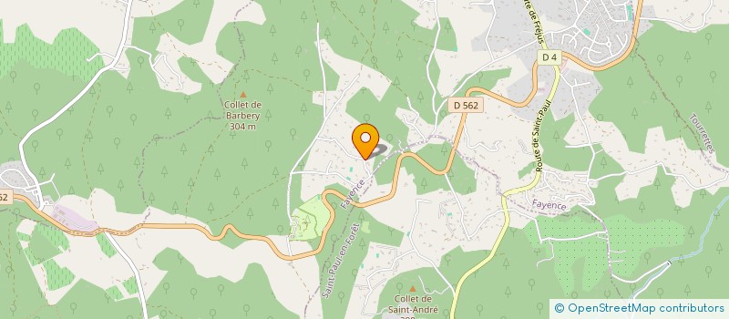 localisation de l'entreprise NOLEA  FAYENCE