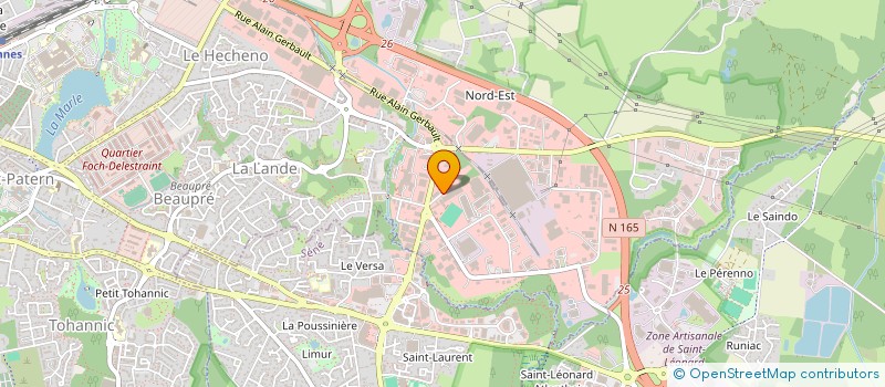 localisation de l'entreprise NOLEC à VANNES