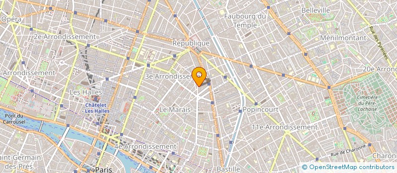 localisation de l'entreprise NOLECA  PARIS