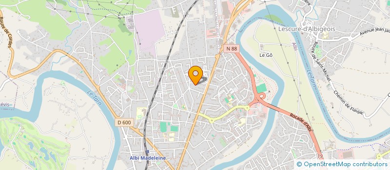 localisation de l'entreprise NOLECAB à ALBI