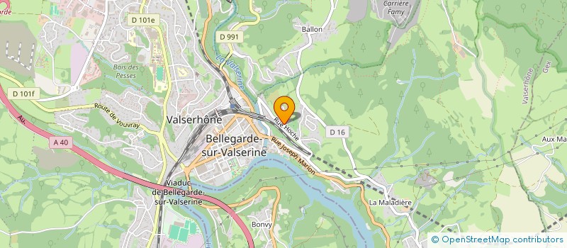 localisation de l'entreprise NOLEDJE  VALSERHONE