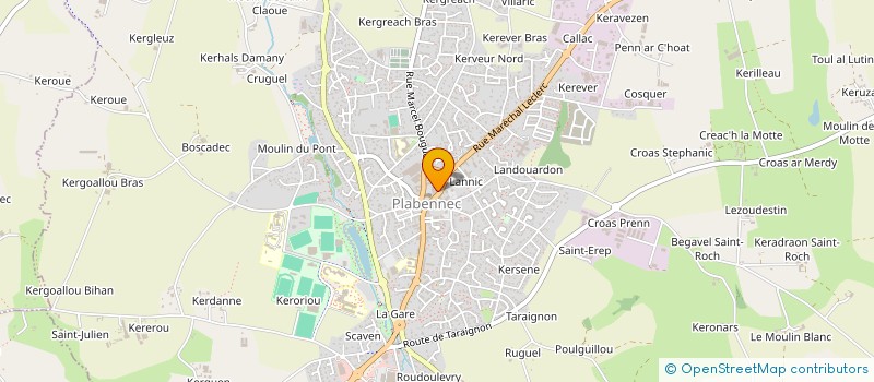 localisation de l'entreprise NOLEETH  PLABENNEC