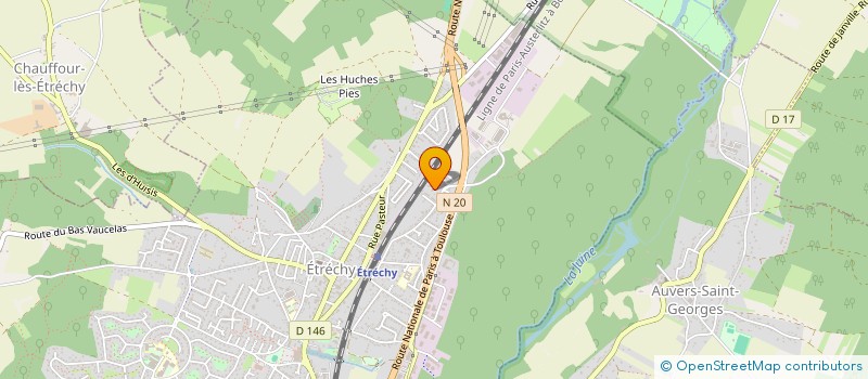 localisation de l'entreprise NOLEMA  ETRECHY