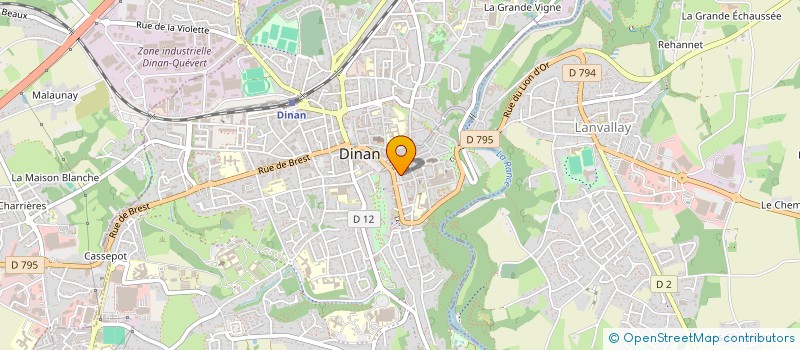localisation de l'entreprise NOLENZO à DINAN