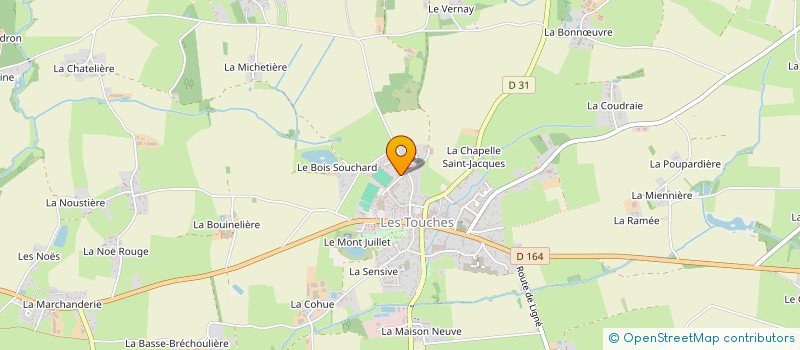 localisation de l'entreprise NOLENZO à LES TOUCHES