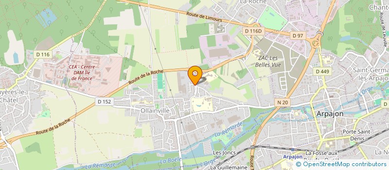 localisation de l'entreprise NOLESIA  OLLAINVILLE