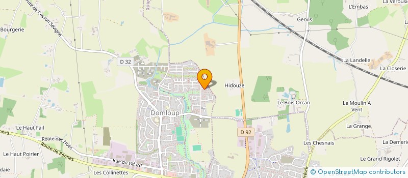 localisation de l'entreprise NOLEVA  NOUVOITOU