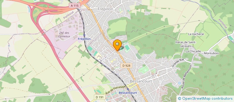 localisation de l'entreprise NOLEX à BESSANCOURT
