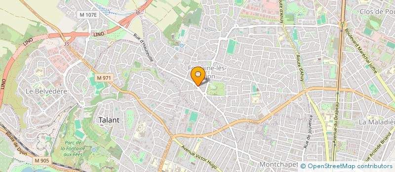 localisation de l'entreprise NOLEX  FONTAINE-LES-DIJON