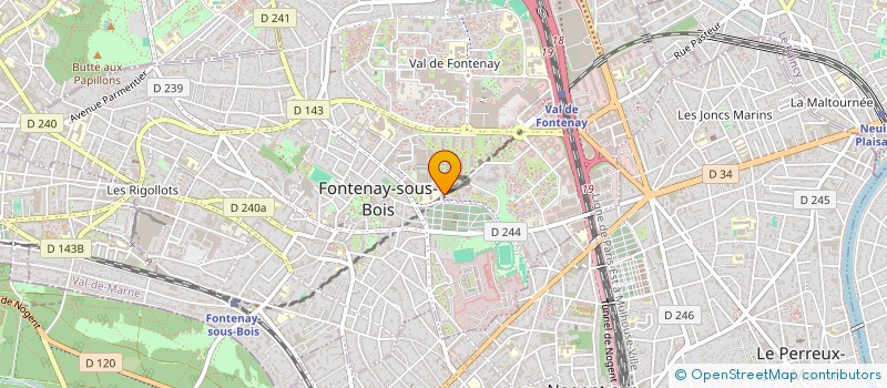 localisation de l'entreprise NOLEY  FONTENAY-SOUS-BOIS