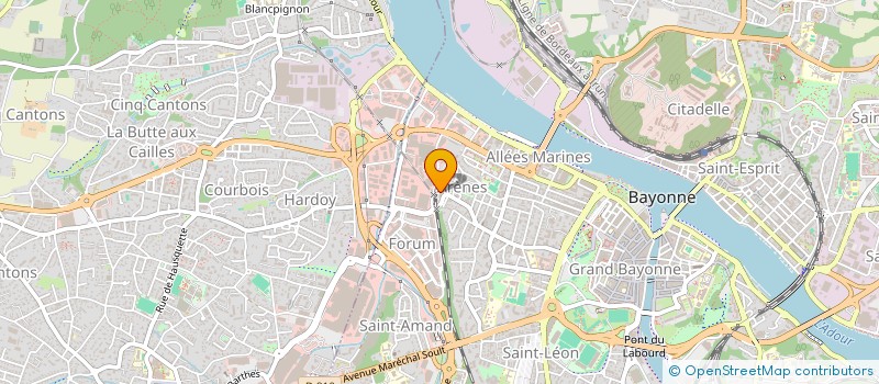 localisation de l'entreprise NOLHAN RAPH 64 à BAYONNE