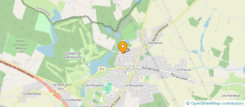 localisation de l'entreprise NOLHOME à MISSILLAC