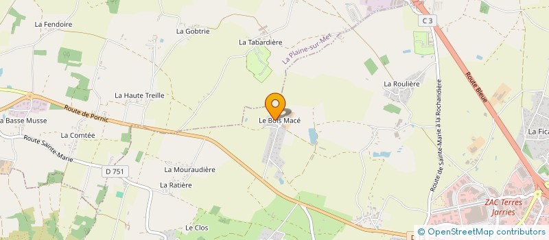 localisation de l'entreprise NOLI  PORNIC