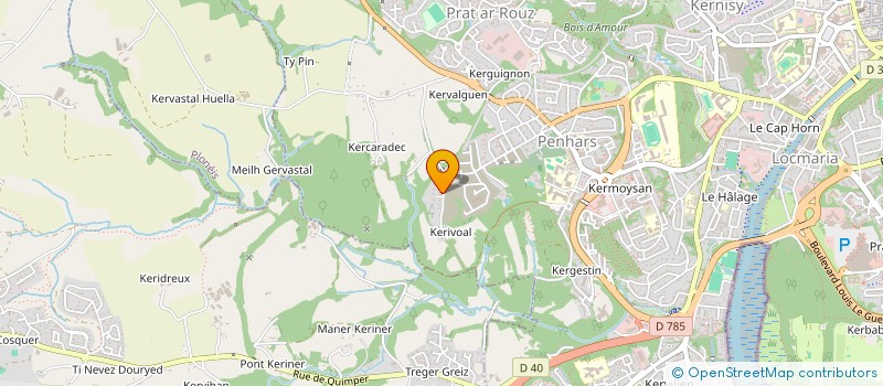 localisation de l'entreprise NOLI  QUIMPER