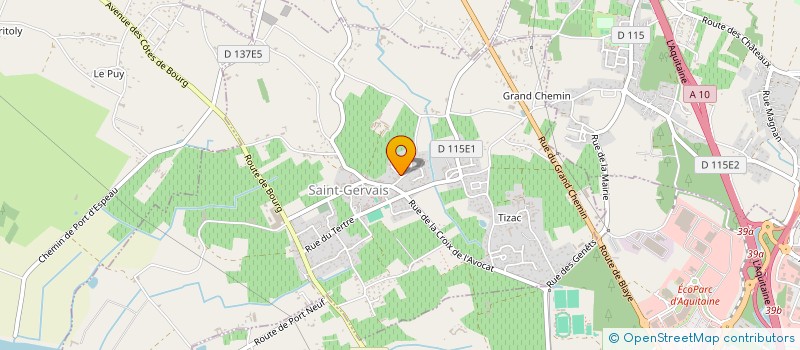 localisation de l'entreprise NOLI  SAINT-GERVAIS