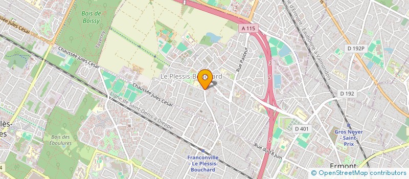 localisation de l'entreprise NOLI ANGEL  LE PLESSIS-BOUCHARD