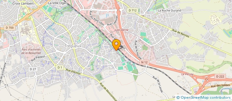 localisation de l'entreprise NOLIAL  TREGUEUX