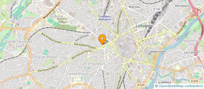 localisation de l'entreprise NOLIFE RECORDS à LIMOGES