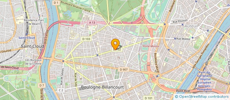 localisation de l'entreprise NOLIFI à BOULOGNE-BILLANCOURT