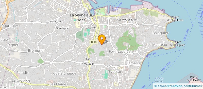 localisation de l'entreprise NOLIGA à LA SEYNE-SUR-MER