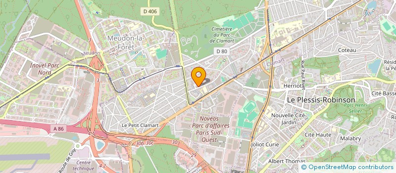 localisation de l'entreprise NOLILECO à CLAMART
