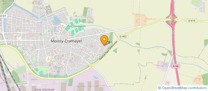 localisation de l'entreprise NOLIM'EATS à MOISSY-CRAMAYEL