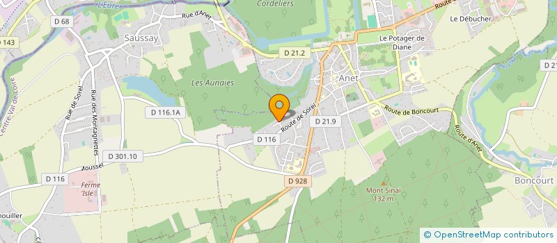 localisation de l'entreprise NOLIMIT à ANET