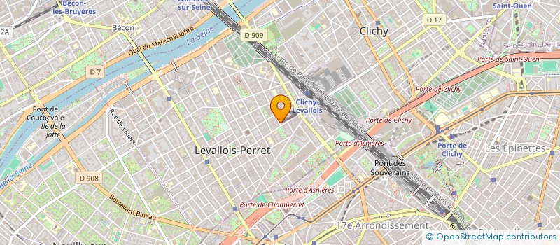 localisation de l'entreprise NOLINA à LEVALLOIS-PERRET