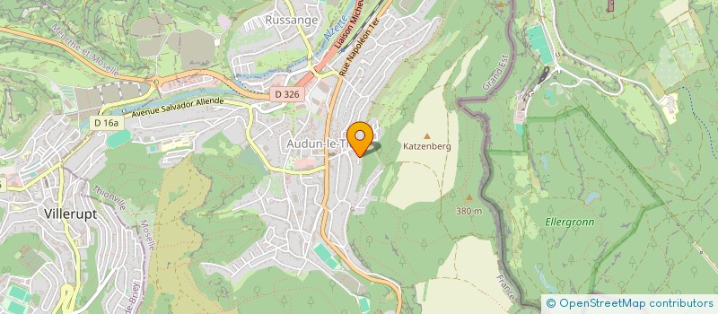 localisation de l'entreprise NOLIPROD  AUDUN-LE-TICHE