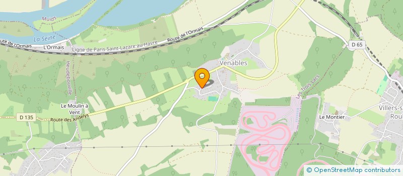 localisation de l'entreprise NOLISEA  LES TROIS LACS