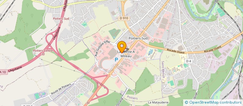 localisation de l'entreprise NOLITA  POITIERS