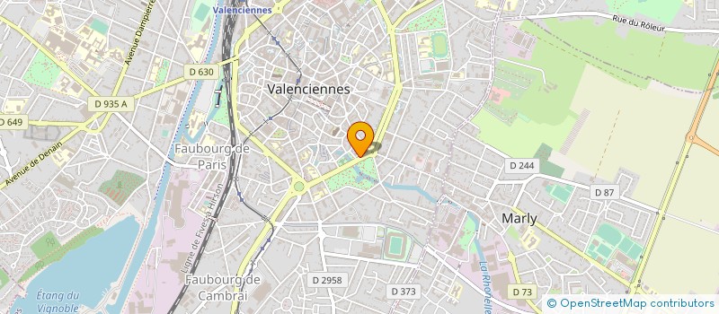 localisation de l'entreprise NOLIZE à VALENCIENNES