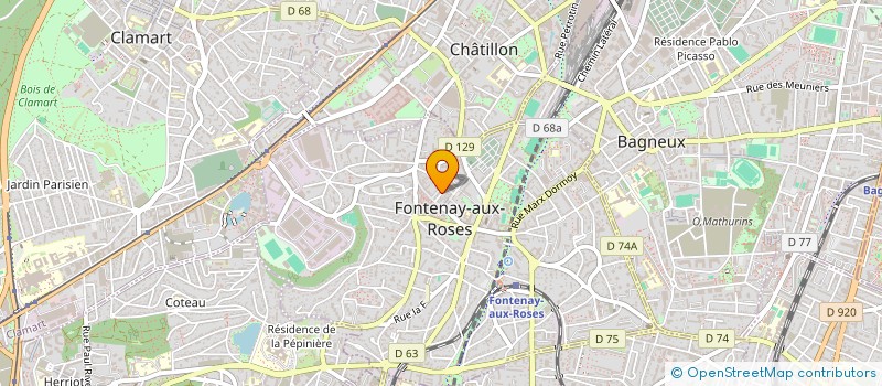 localisation de l'entreprise NOLL - VILLA DES ROSES à FONTENAY-AUX-ROSES