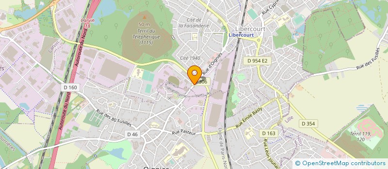 localisation de l'entreprise NOLLET SA à LIBERCOURT