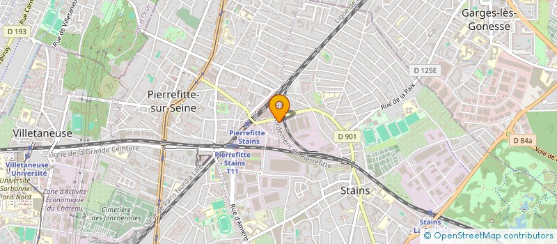 localisation de l'entreprise NOLLY LORD à PIERREFITTE-SUR-SEINE