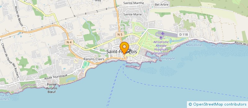localisation de l'entreprise NOLO OPTIQUE à SAINT FRANCOIS